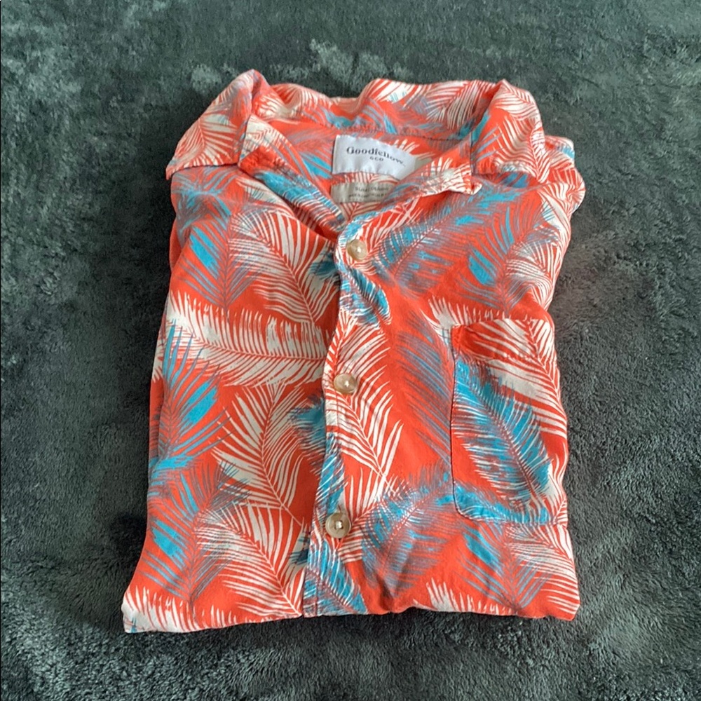 Goodfellow & Co Tropical Print Shirt